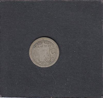 Beschrijving: 1/10 Gulden  